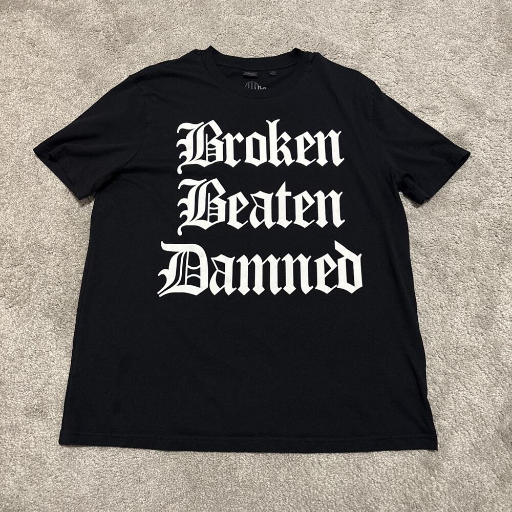 My Chemical Romance Broken Beaten Damned Size Large T-Shirt Black